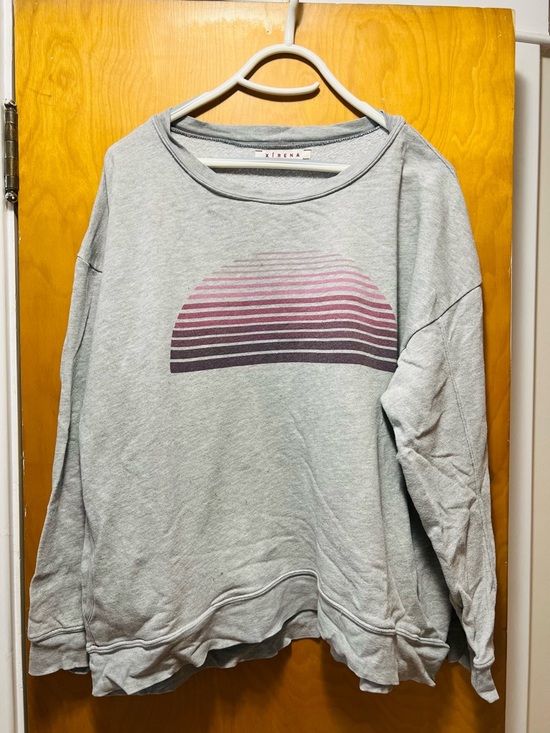 XiRENA Tops - XiRENA Light Gray Crewneck Sweatshirt